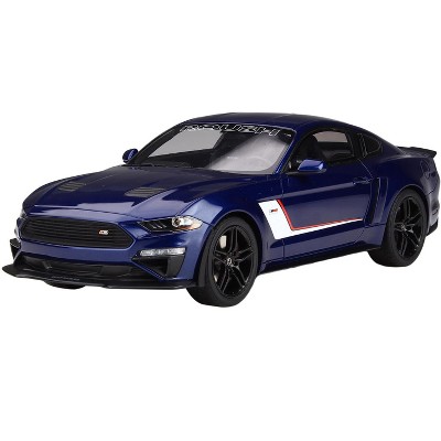 blue mustang toy car