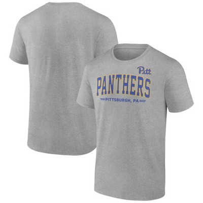 Ncaa Pitt Panthers Men's Gray Bi-blend T-shirt - S : Target