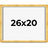 PosterPalooza | Minimalist Shadow Box Gold Picture Frame - UV Acrylic, Backing Board, Hanging Hardware - 2 of 4