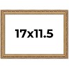 PosterPalooza | 17x11.5 Wood Antique Frame with UV Acrylic, 4 Finishes: Bronze, Gold, Silver, and Black - 2 of 4