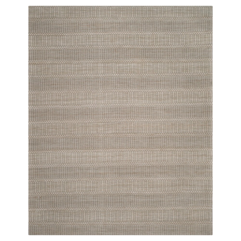 Camel/Gray Stripe Woven Area Rug 8'x10' - Safavieh