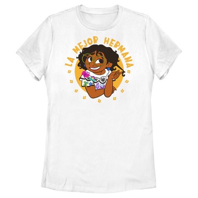 Women's Encanto Mirabel La Mejor Hermana Portrait T-Shirt