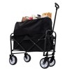 KTMBDW Extention Collapsible Folding Heavy Duty Utility Wagon Cart for Outdoor Sports, 225 pounds Weight Capacity, Camping, Garden and Shopping - 3 of 4