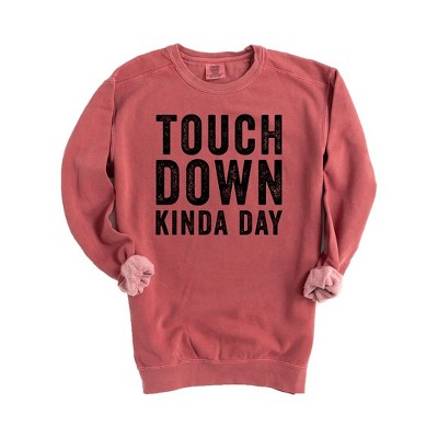 Simply Sage Market Women's Garment Dyed Graphic Sweatshirt Touchdown Kinda Day