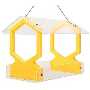 JCS Wildlife Geometric Hanging Bird Feeder Holds 3 Cups - 1 of 4