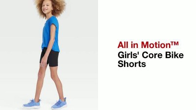 Girls' Seamless Bike Shorts - All In Motion™ Black Xs : Target