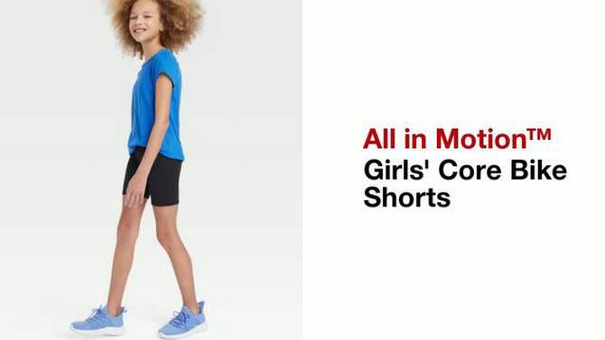 Girls' Core Bike Shorts - All In Motion™, 2 of 5, play video