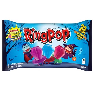 Ring Pop Halloween Candy - 7.7oz/22ct