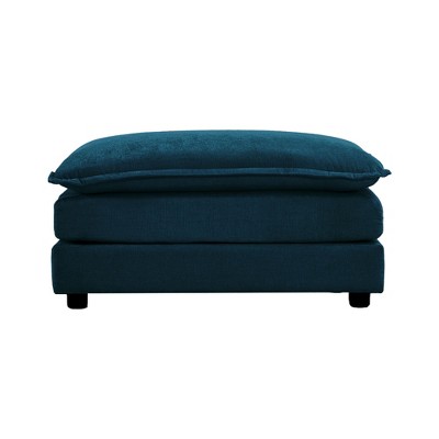 NicBex Modern 35" Rectangle Ottomans Wood Footstools with Chenille Fabric for Bedroom and Living Room
