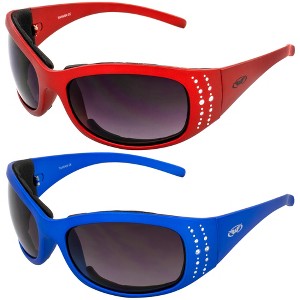 2 Pairs of Global Vision Eyewear Marilyn 2 Plus Safety Motorcycle Glasses - 1 of 4