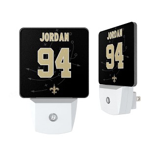 NFL New Orleans Saints Players Game Tactic Night Light 2-Pack - 1 of 4