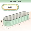 ODK Raised Garden Bed, Large Outdoor Planter Boxes Kit with Galvanized Steel, Open-Ended Base Design, Durable Raised Bed for Gardening - 4 of 4