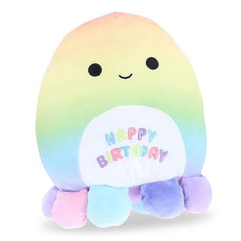 Squishmallows 8 Inch Birthday Squad Plush | Elodie the Octopus