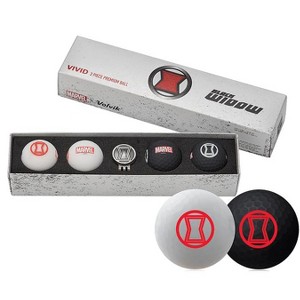 Volvik Marvel Edition Golf Balls with Hat Clip Ball Marker - 1 of 1