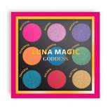 LUNA MAGIC Goddess Eyeshadow Palette - 9 Colors - 0.41oz