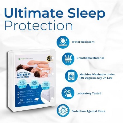 Twin Size Luxurious Waterproof Bed Bug Mattress Protector