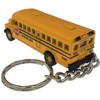 KiNSFUN Classic Mini Long Nose School Bus 2.5 Inch Die Cast Metal Model Key Chain Box Of 12 - 3 of 4