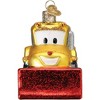 Old World Christmas Blown Glass Ornament for Christmas Tree, Bright-Eyed Bulldozer - 2 of 4