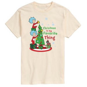 Men's - Dr. Seuss - Christmas Is A Family Thing Short Sleeve Graphic T-Shirt - 1 of 4
