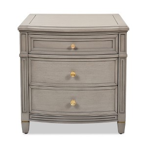 JTH LUXE Dauphin Gold Accent End Table - 1 of 4