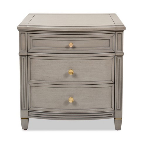 JTH LUXE Dauphin Gold Accent End Table - image 1 of 4