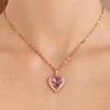 Titanium Steel Necklace with Pendant "Heart of the Sea" Multicolor, Rose Gold - 3 of 4