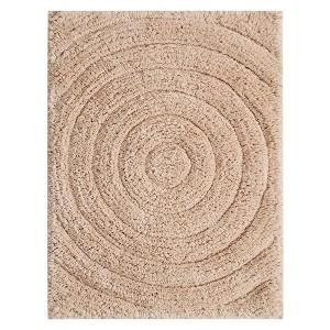 Knightsbridge Echo 220 GSF Non Skid Back Bath Rug 20 x 30 - Natural - 1 of 3