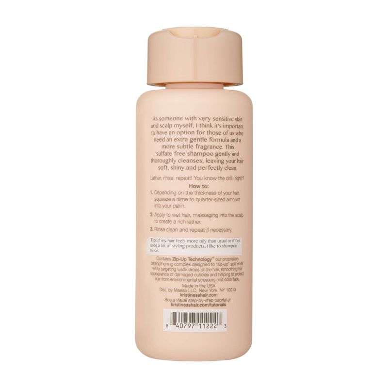 Kristin Ess Extra Gentle Shampoo for Sensitive Skin + Scalp, Gently Cleanses, Sulfate Free + Vegan - 10 fl oz, 3 of 11