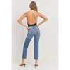 Women's Slim Straight Distressed - JUST BLACK DENIM - 2 of 4