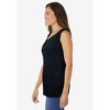 Woman Within Plus Size Perfect Sleeveless Shirred U-Neck Tunic - 4 of 4