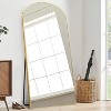 Muselady 70" Height x 31.5" Width Oversize Arch-Crowned Top Dressing Full Length Mirrors/Leaning Floor Mirrors With Stand-The Pop Home - 2 of 4