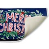 Stupell Industries Merry Christmas & Greenery Printed Plush Bathroom Floor Mat, design by Heather McLaughlin - 2 of 4