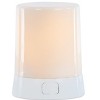 FIA Flame LED Designer Candle – 3"H Orange Glow Flameless Candle with Timer, Remote & USB Charging by Melrose - 3 of 3