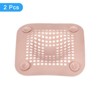 Unique Bargains Convex Anti-Slip Bathroom with Suction Cups Drain Protector - 3 of 4