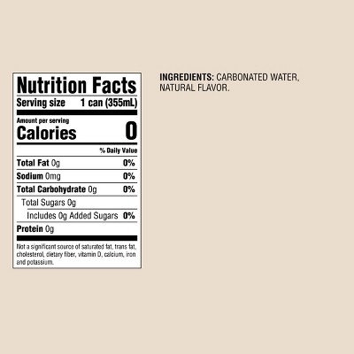Lemon Sparkling Water Unsweetened - 12 fl oz Can Good & Gather™