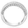Pompeii3 1 ct Diamond Wedding Ring 14k White Gold Womens Anniversary Band - 2 of 4
