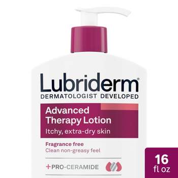 Lubriderm Advanced Therapy Moisturizing Body Lotion for Extra Dry Skin with Pro Vitamin B5 - Fragrance Free - 16 fl oz