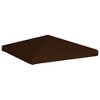VidaXL Gazebo Top Cover 9.1 oz/ydÂ² 9.8'x9.8' Brown - 2 of 4
