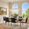 Artcraft Lighting Globo 8 - Light Island Pendant Light in  Brass - 4 of 4