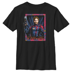 Boy's Guardians of the Galaxy Vol. 3 Star-Lord Square T-Shirt - 1 of 4