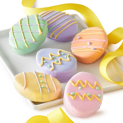 Happy Easter Egg Shaped Mini Brownie Cakes for Kids & Adults