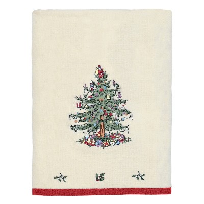 Avanti Spode Tree Red Bath Towel Red - Red