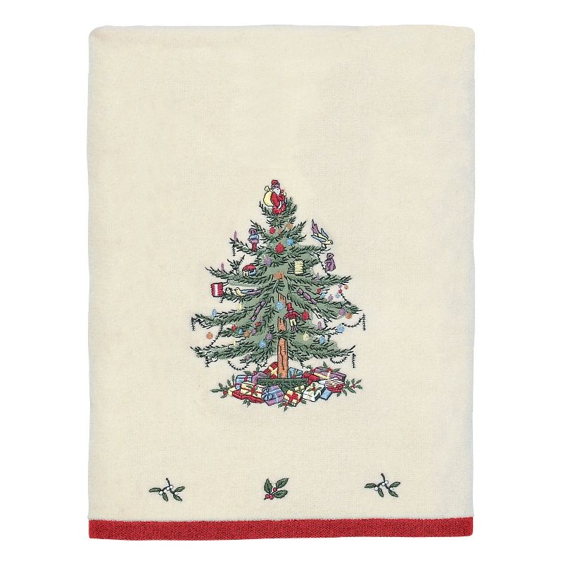 Avanti Spode Tree Red Bath Towel Red - Red, 1 of 2