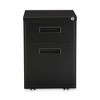 Alera File Pedestal, Left or Right, 2-Drawers: Box/File, Legal/Letter, Black, 14.96" x 19.29" x 21.65" - 2 of 4