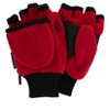 CTM Kids' and Teens' Fleece Convertible Fingerless Winter Mitten / Gloves - 3 of 4