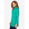 Jessica London Women's Plus Size Cotton Cashmere Turtleneck - 4 of 4
