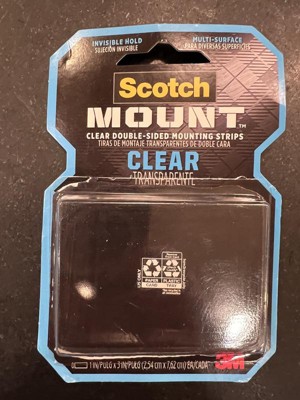 Scotch 1 in. x 1 in. Clear Extreme Mounting Squares Value Pack (36 Squares  per Pack) RFD7020-VPESF - The Home Depot