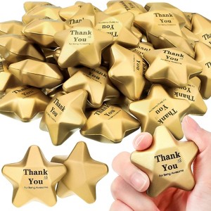 Mini Star Stress Balls Set, Cute Foam Toys for Student Motivation, Anxiety Relief & Party Bag Fillers - 1 of 4