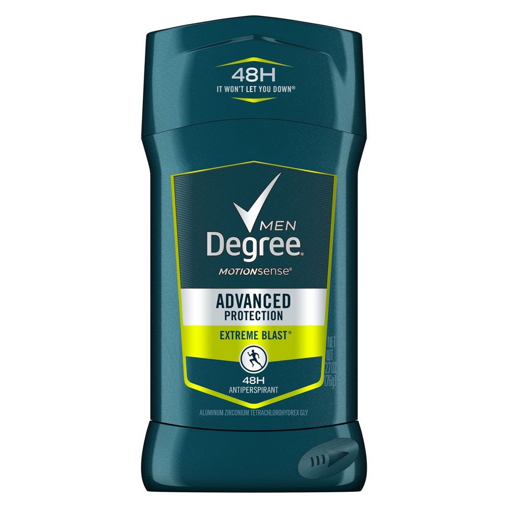 Degree Men Advanced Protection Extreme Blast Antiperspirant Deodorant Invisible Solid, 2.7 oz