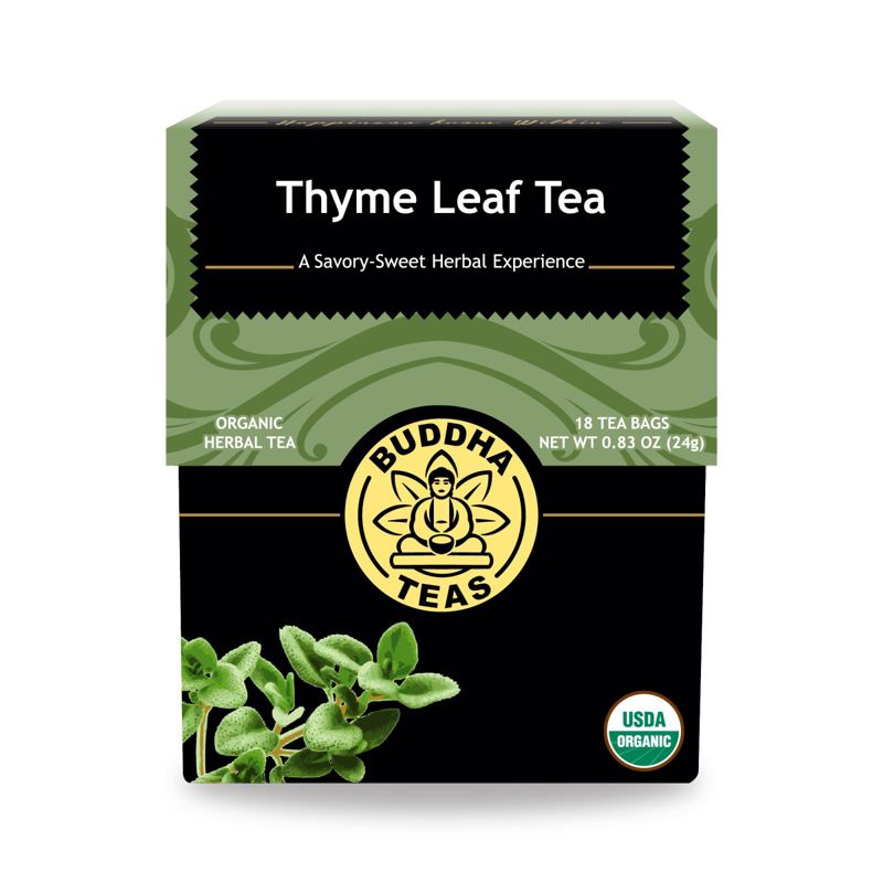 Buddha Teas Organic Thyme Leaf Tea - Case of 6/18 Bags, 2 of 5